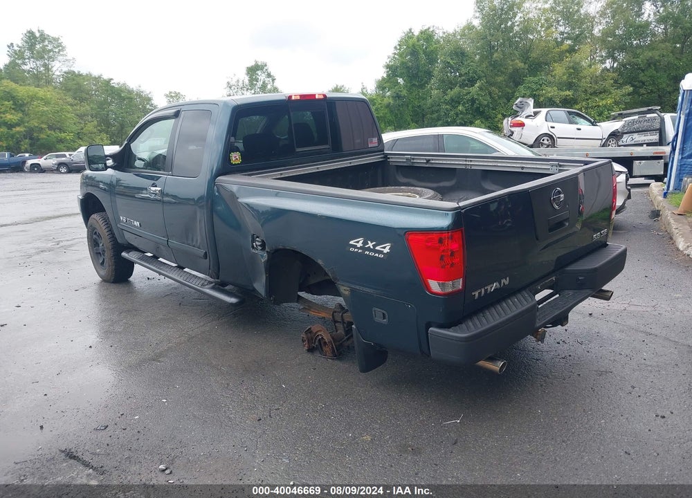 2005 NISSAN TITAN SE VIN: 1N6AA06B25N542525