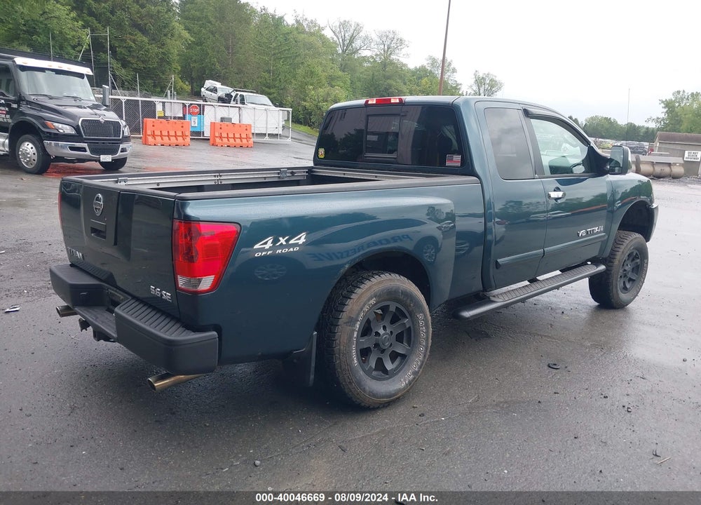 2005 NISSAN TITAN SE VIN: 1N6AA06B25N542525