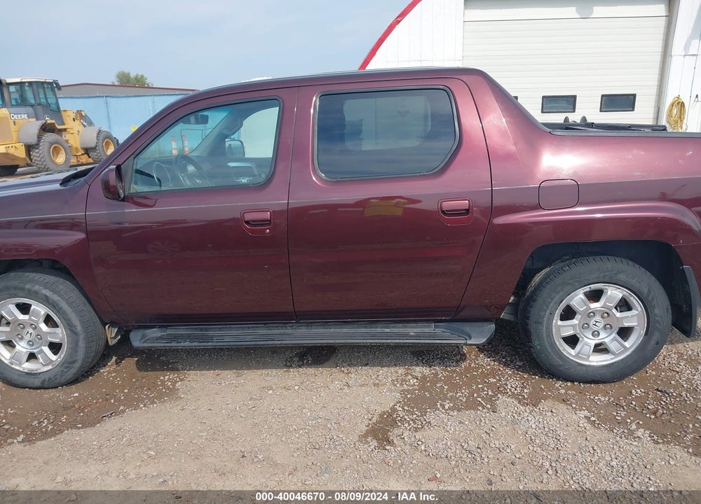 2008 HONDA RIDGELINE RTL VIN: 2HJYK16578H001929
