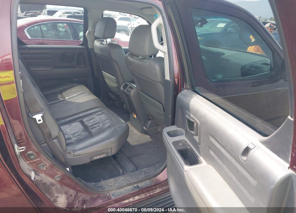 2008 HONDA RIDGELINE RTL VIN: 2HJYK16578H001929
