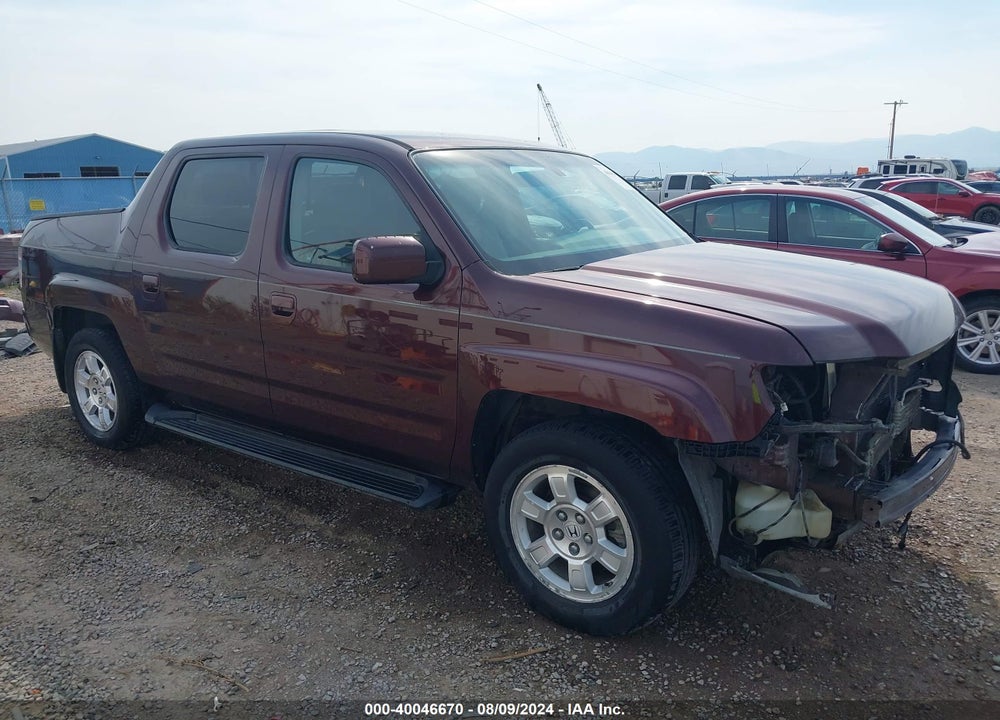 2008 HONDA RIDGELINE RTL VIN: 2HJYK16578H001929