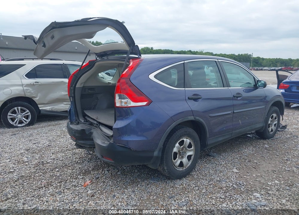 2012 HONDA CR-V LX VIN: 5J6RM4H37CL028098