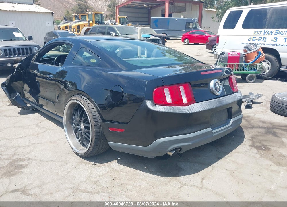 2012 FORD MUSTANG V6 VIN: 1ZVBP8AM4C5227149