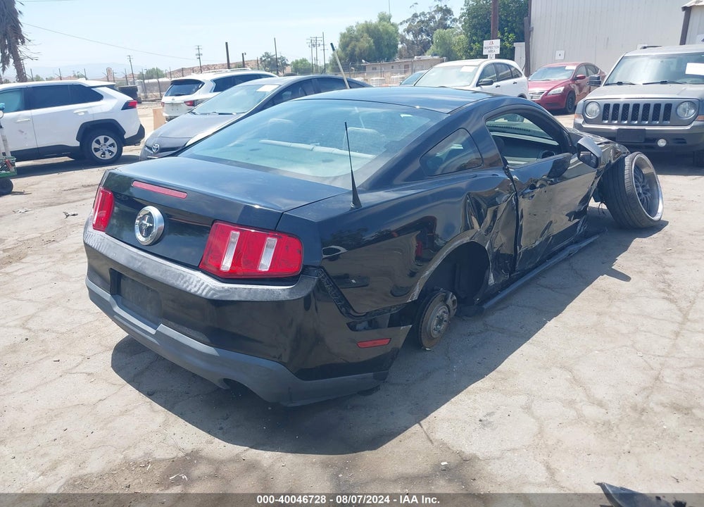 2012 FORD MUSTANG V6 VIN: 1ZVBP8AM4C5227149