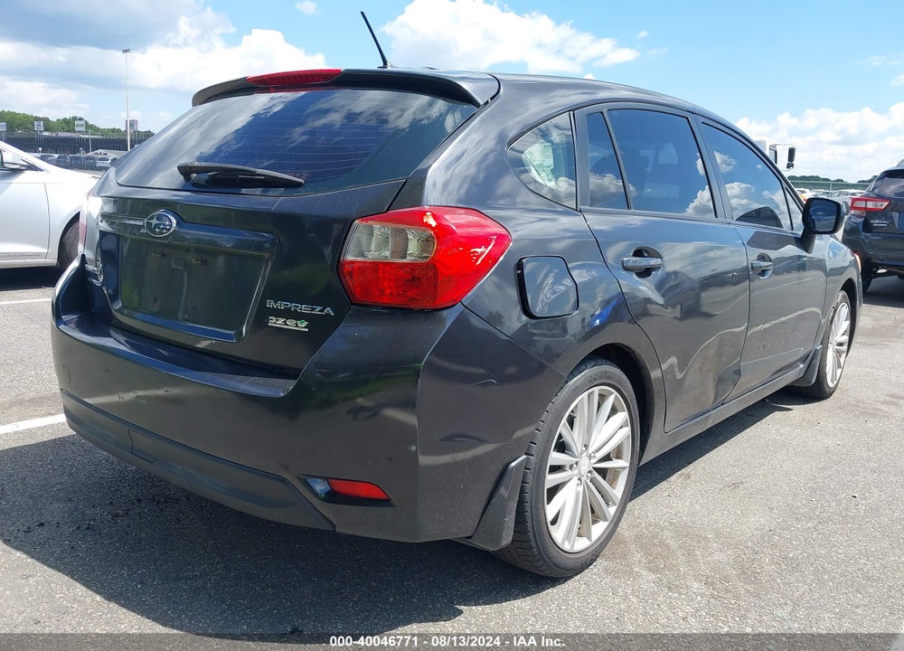 2012 SUBARU IMPREZA 2.0I PREMIUM VIN: JF1GPAE6XCH218763