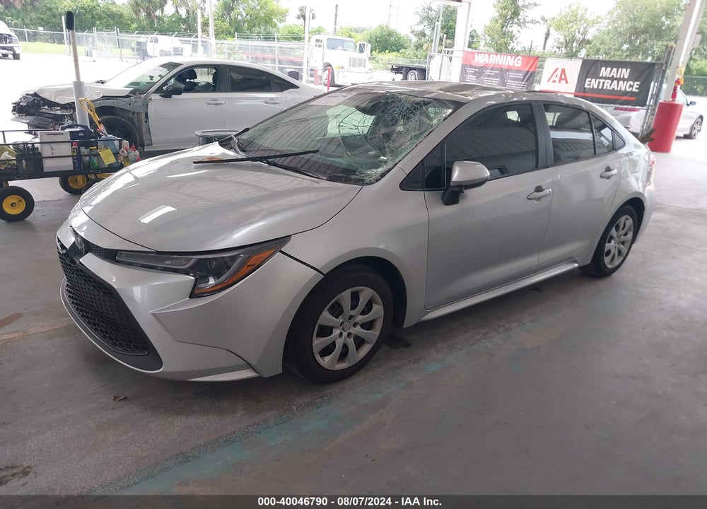 2022 TOYOTA COROLLA VIN: 5YFEPMAE3NP389233