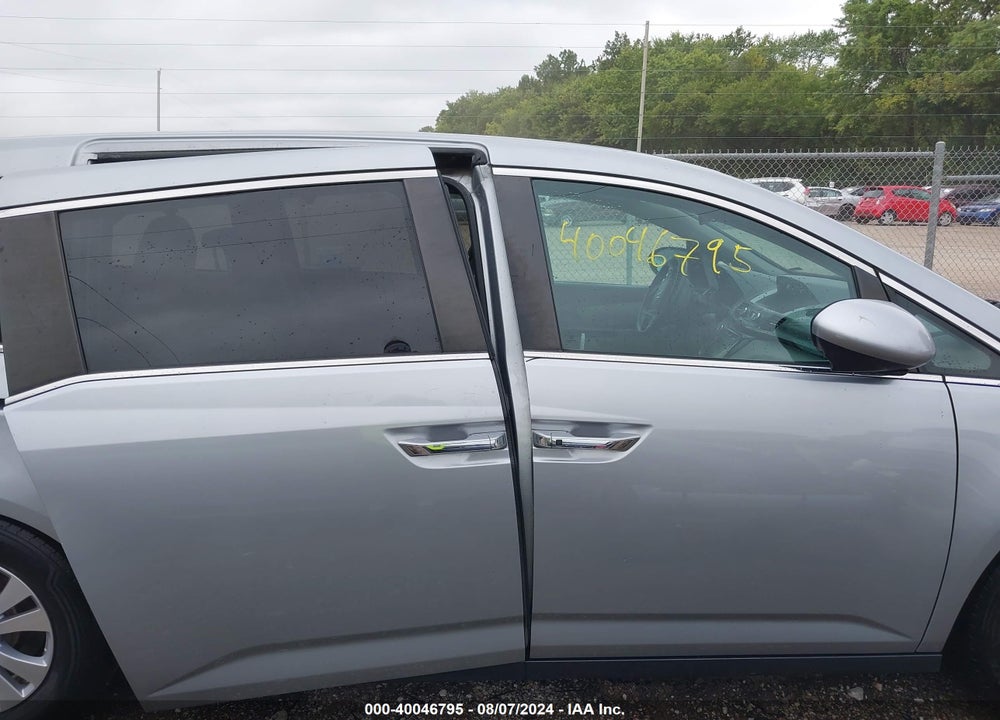 2016 HONDA ODYSSEY SE VIN: 5FNRL5H35GB078067