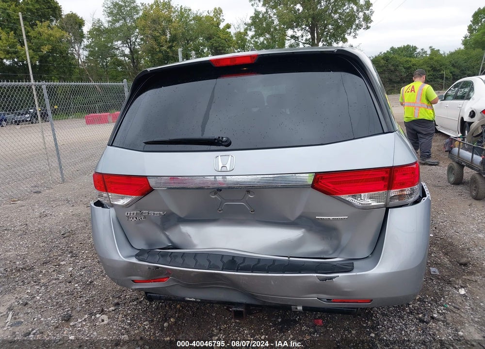 2016 HONDA ODYSSEY SE VIN: 5FNRL5H35GB078067