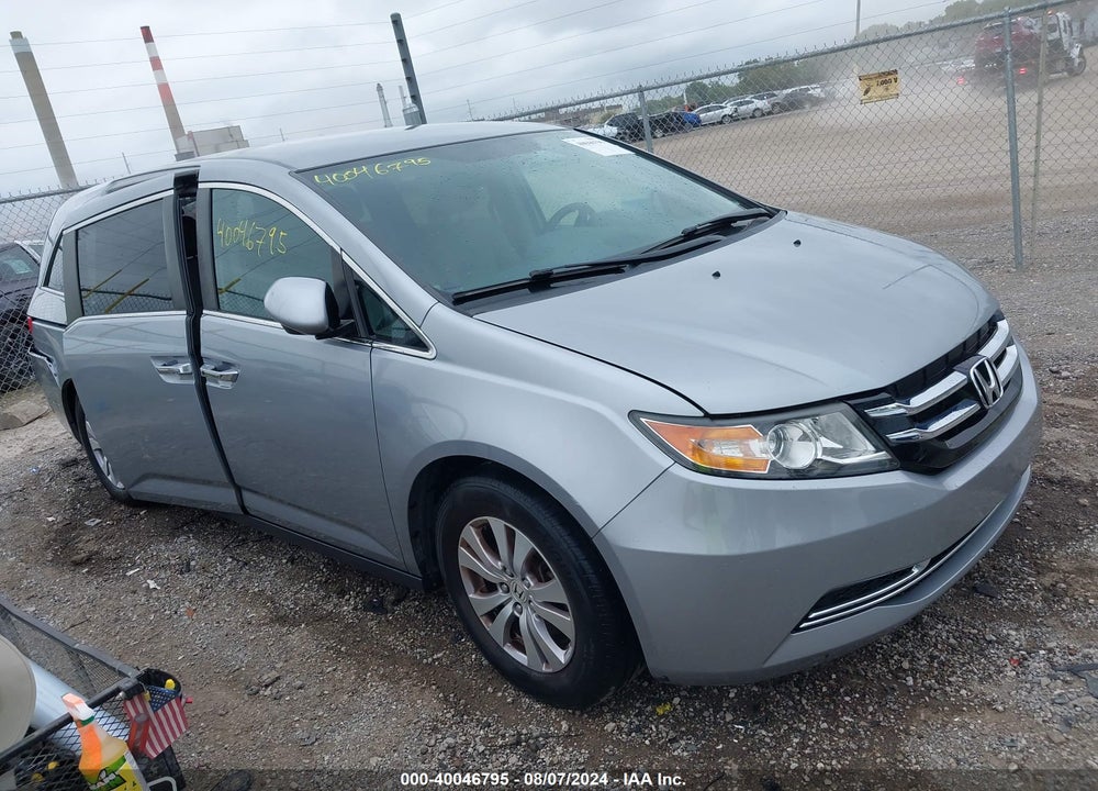 2016 HONDA ODYSSEY SE VIN: 5FNRL5H35GB078067