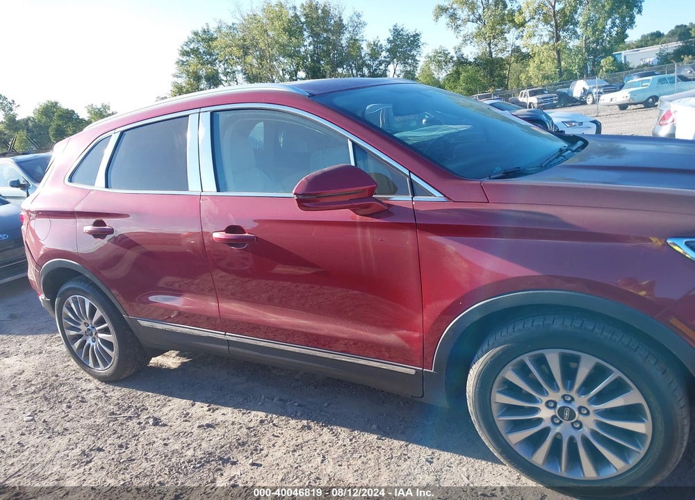 2018 LINCOLN MKC RESERVE VIN: 5LMCJ3C92JUL20378
