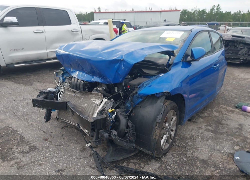 2018 HYUNDAI ELANTRA SEL VIN: KMHD84LF5JU615215