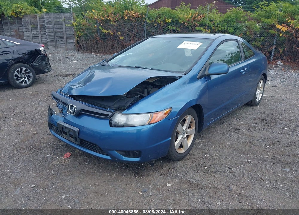 2006 HONDA CIVIC EX VIN: 2HGFG12846H518634