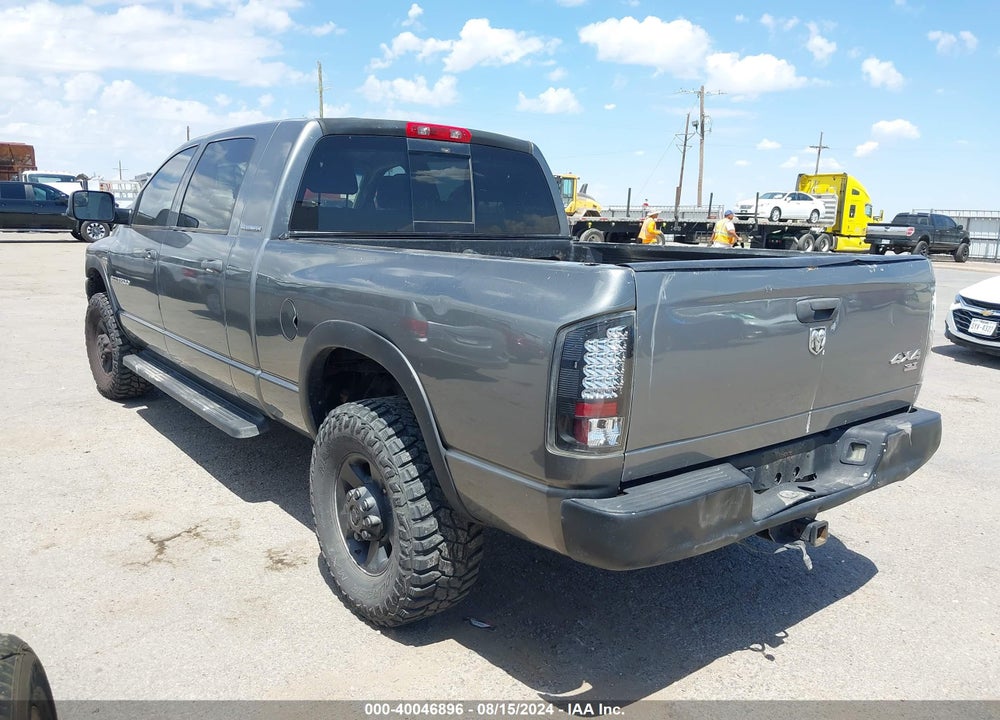 2006 DODGE RAM 1500 SLT VIN: 3D7KS19D06G199558