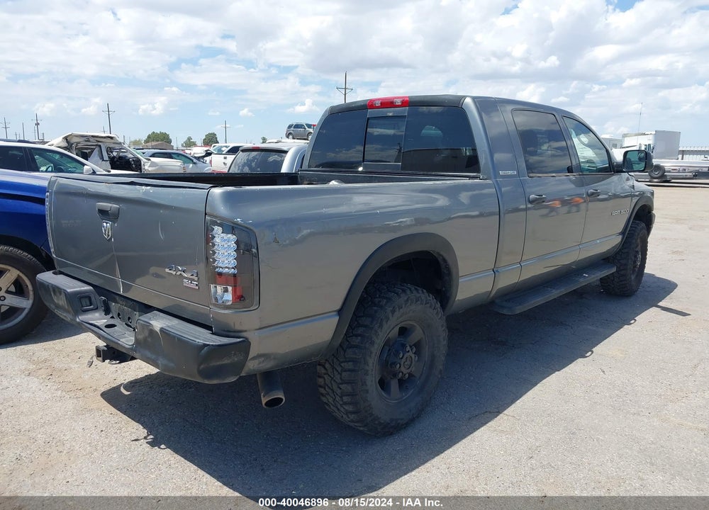 2006 DODGE RAM 1500 SLT VIN: 3D7KS19D06G199558