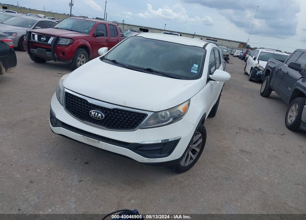 2016 KIA SPORTAGE LX VIN: KNDPB3AC1G7878878
