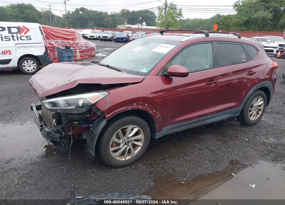 2016 HYUNDAI TUCSON SE VIN: KM8J3CA44GU197364