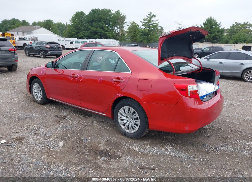 2012 TOYOTA CAMRY LE VIN: 4T4BF1FKXCR188675