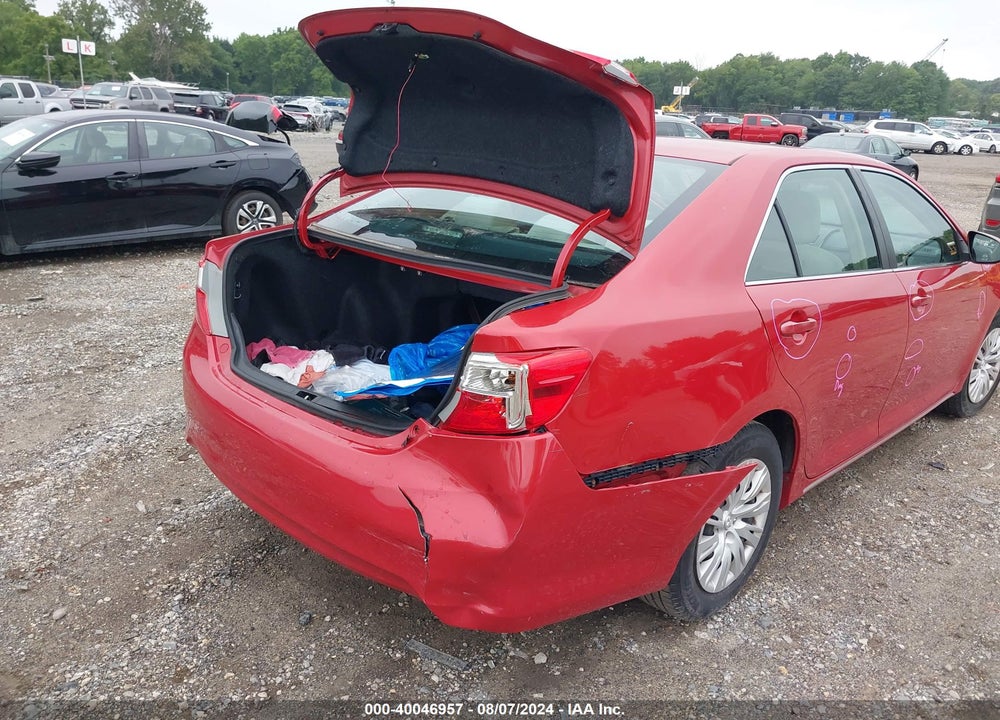 2012 TOYOTA CAMRY LE VIN: 4T4BF1FKXCR188675