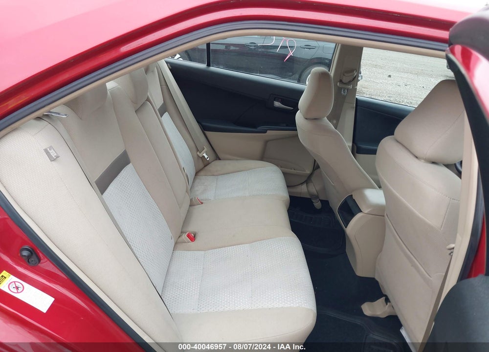 2012 TOYOTA CAMRY LE VIN: 4T4BF1FKXCR188675