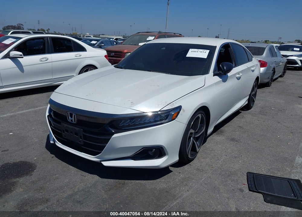 2021 HONDA ACCORD SPORT VIN: 1HGCV1F38MA105747