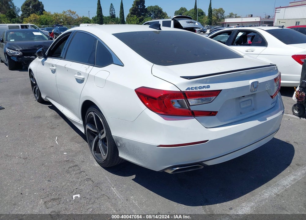 2021 HONDA ACCORD SPORT VIN: 1HGCV1F38MA105747