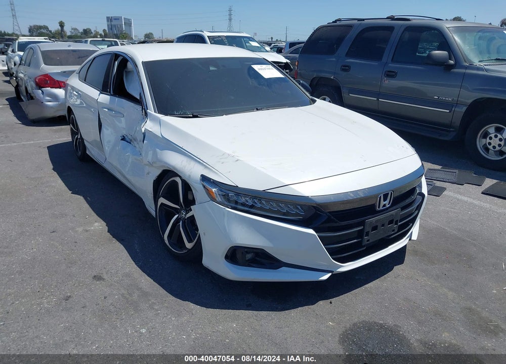 2021 HONDA ACCORD SPORT VIN: 1HGCV1F38MA105747
