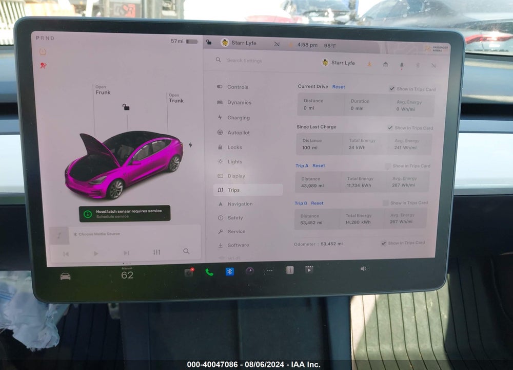2021 TESLA MODEL 3 STANDARD RANGE PLUS REAR-WHEEL DRIVE VIN: 5YJ3E1EA5MF851319
