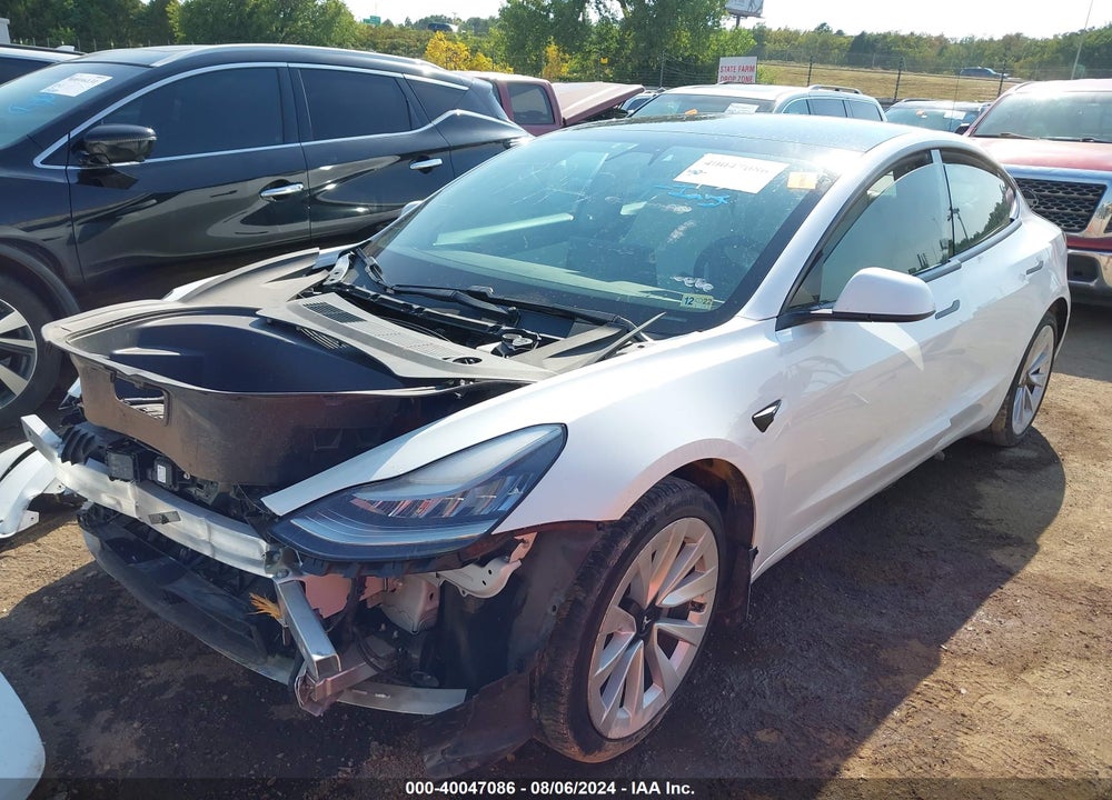 2021 TESLA MODEL 3 STANDARD RANGE PLUS REAR-WHEEL DRIVE VIN: 5YJ3E1EA5MF851319