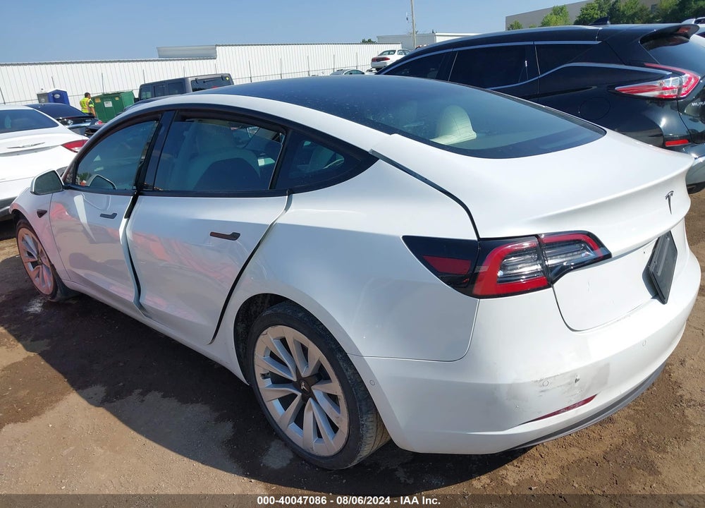 2021 TESLA MODEL 3 STANDARD RANGE PLUS REAR-WHEEL DRIVE VIN: 5YJ3E1EA5MF851319