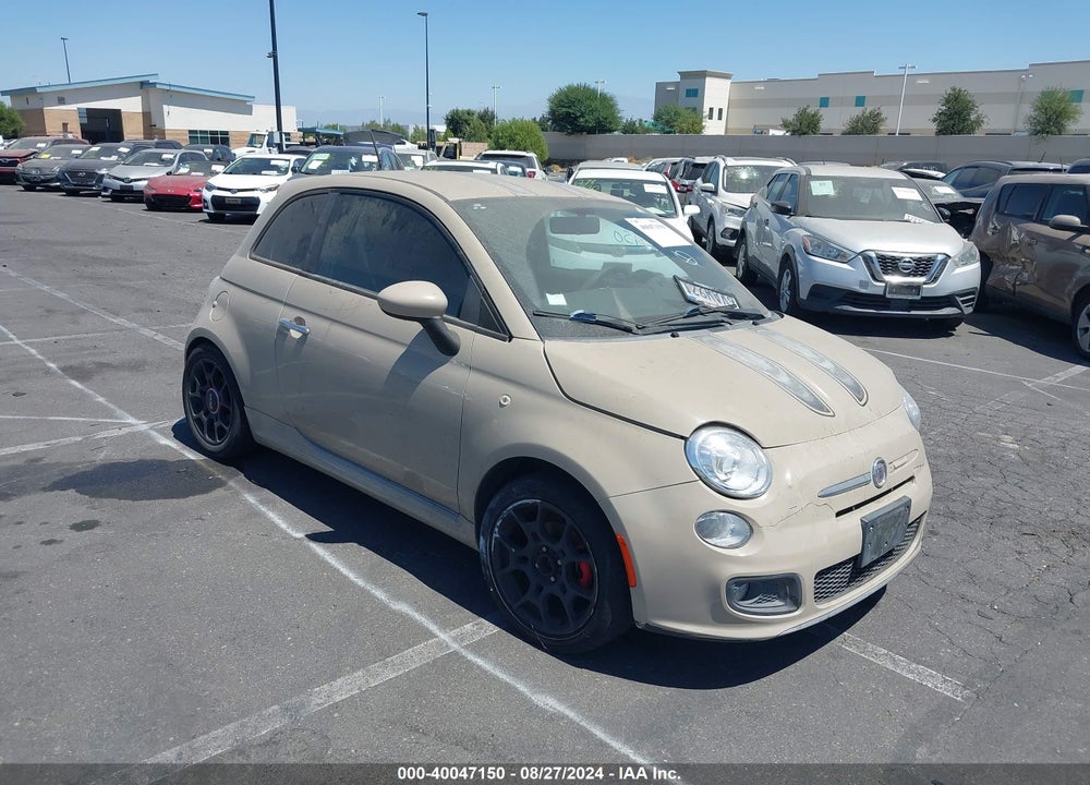 2012 FIAT 500 SPORT VIN: 3C3CFFBR4CT116310