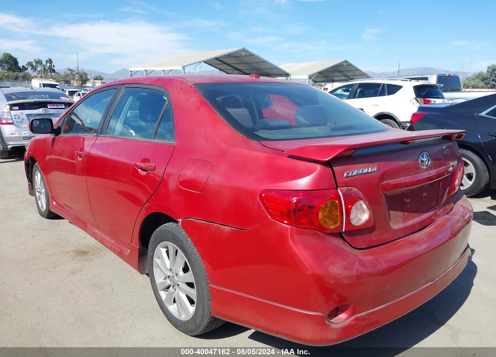 2009 TOYOTA COROLLA S VIN: 1NXBU40E59Z052337