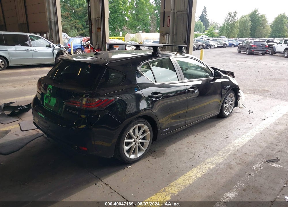 2012 LEXUS CT 200H VIN: JTHKD5BH0C2059277