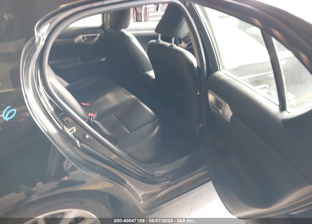 2012 LEXUS CT 200H VIN: JTHKD5BH0C2059277