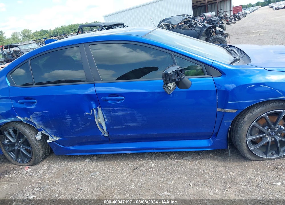 2018 SUBARU WRX PREMIUM VIN: JF1VA1C61J9820907