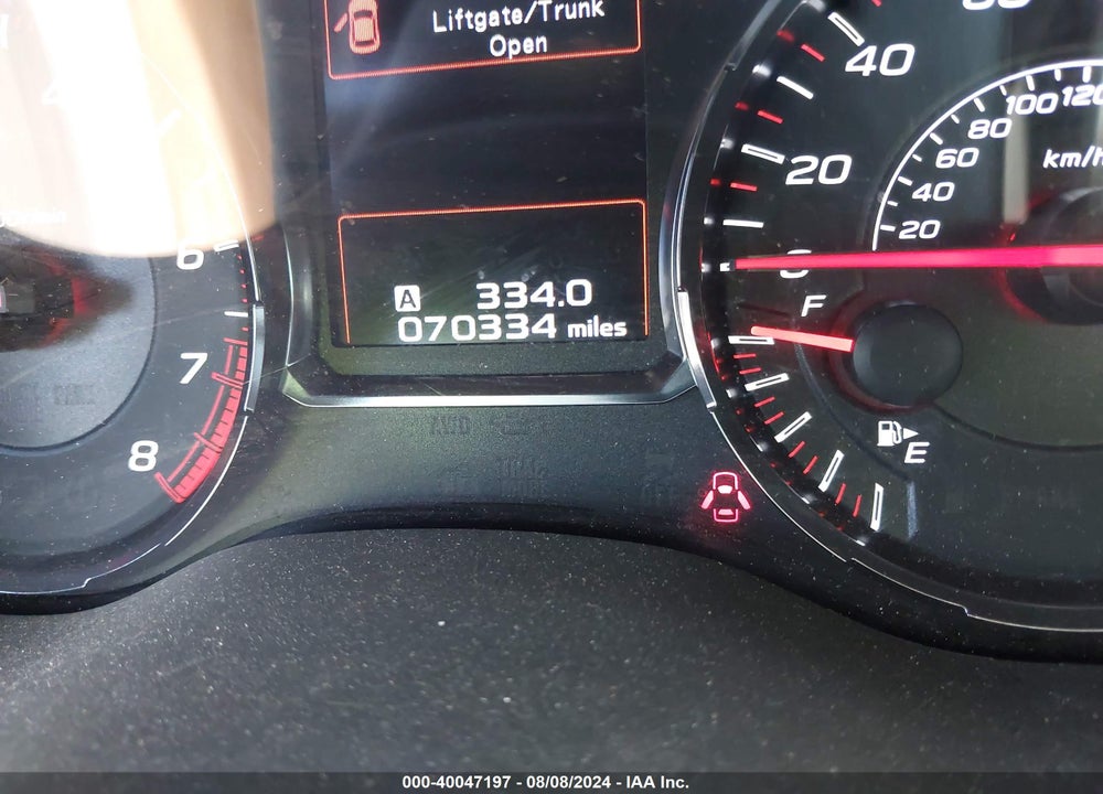 2018 SUBARU WRX PREMIUM VIN: JF1VA1C61J9820907
