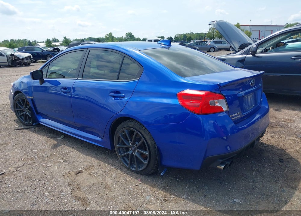 2018 SUBARU WRX PREMIUM VIN: JF1VA1C61J9820907
