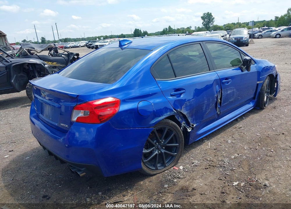 2018 SUBARU WRX PREMIUM VIN: JF1VA1C61J9820907