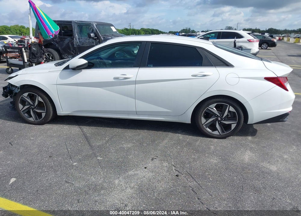 2021 HYUNDAI ELANTRA LIMITED VIN: 5NPLP4AG0MH011732