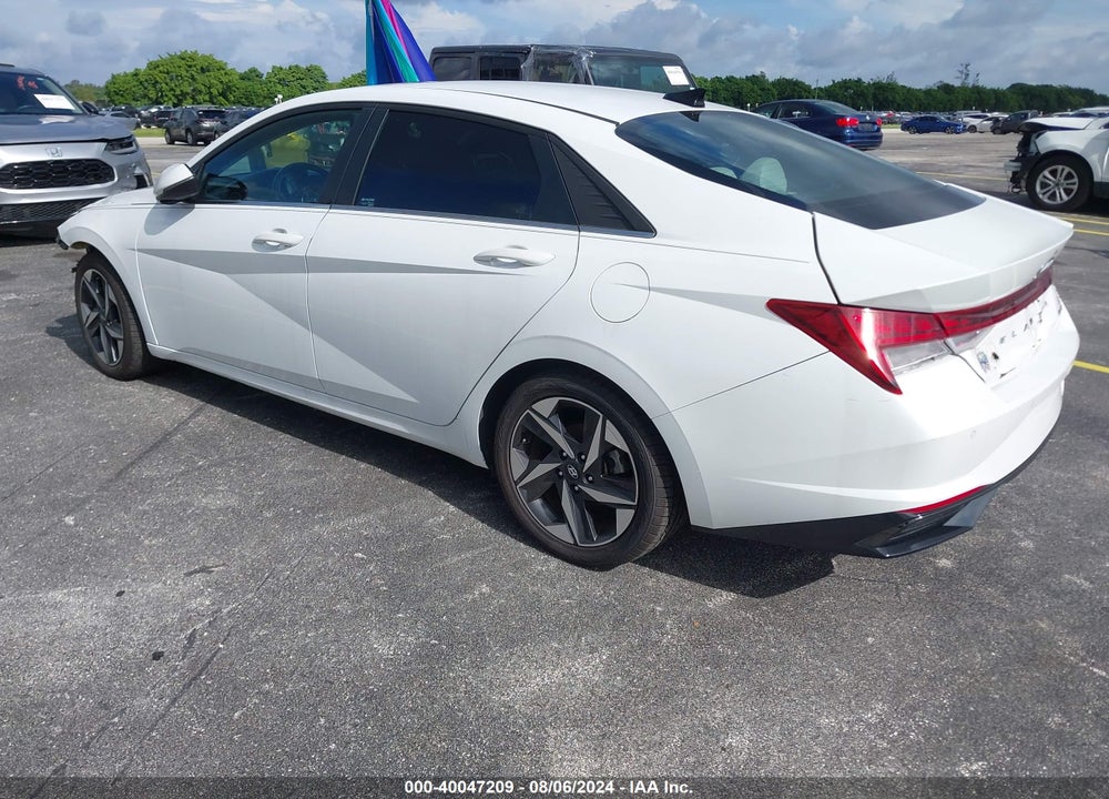 2021 HYUNDAI ELANTRA LIMITED VIN: 5NPLP4AG0MH011732