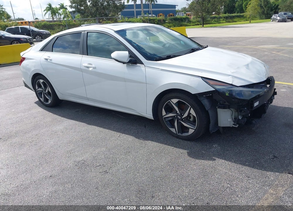 2021 HYUNDAI ELANTRA LIMITED VIN: 5NPLP4AG0MH011732