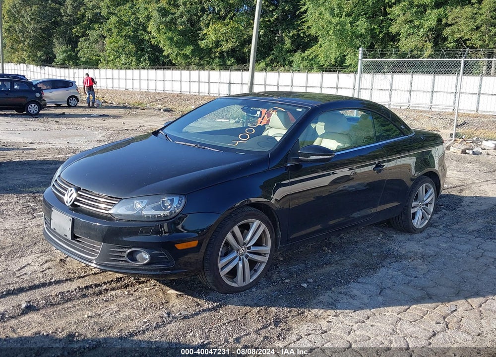 2012 VOLKSWAGEN EOS EXECUTIVE VIN: WVWFW7AH3CV009563