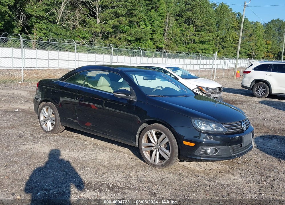 2012 VOLKSWAGEN EOS EXECUTIVE VIN: WVWFW7AH3CV009563