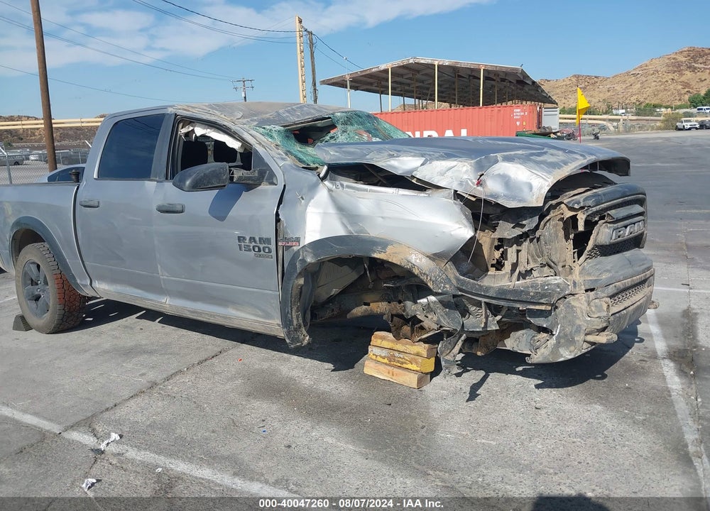2020 RAM 1500 CLASSIC WARLOCK 4X4 5'7 BOX VIN: 1C6RR7LT3LS117910