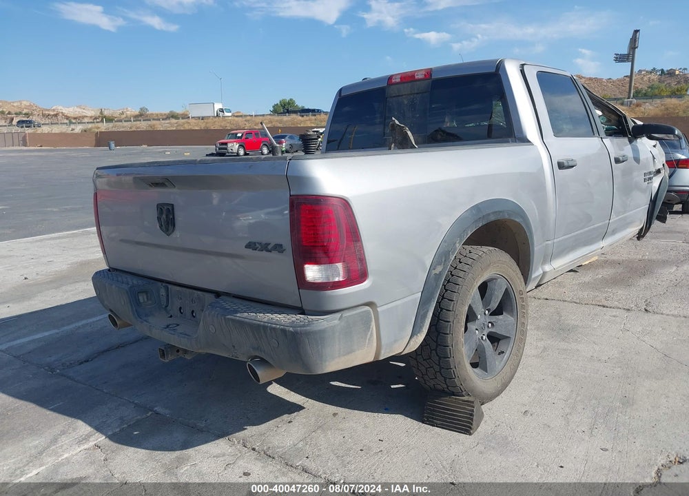 2020 RAM 1500 CLASSIC WARLOCK 4X4 5'7 BOX VIN: 1C6RR7LT3LS117910