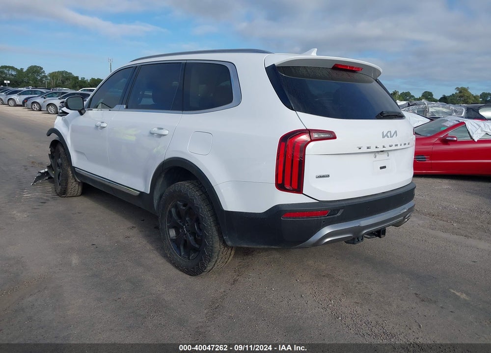 2022 KIA TELLURIDE EX VIN: 5XYP3DHC3NG204711
