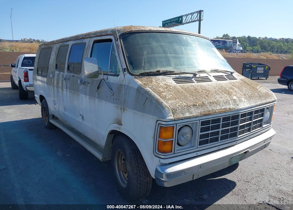 1985 DODGE RAM VAN B250 VIN: 2B7HB23T7FK200198