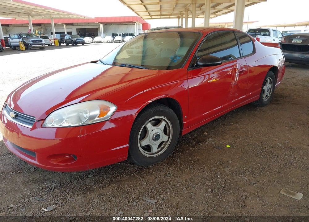 2007 CHEVROLET MONTE CARLO LT VIN: 2G1WK15K379408716