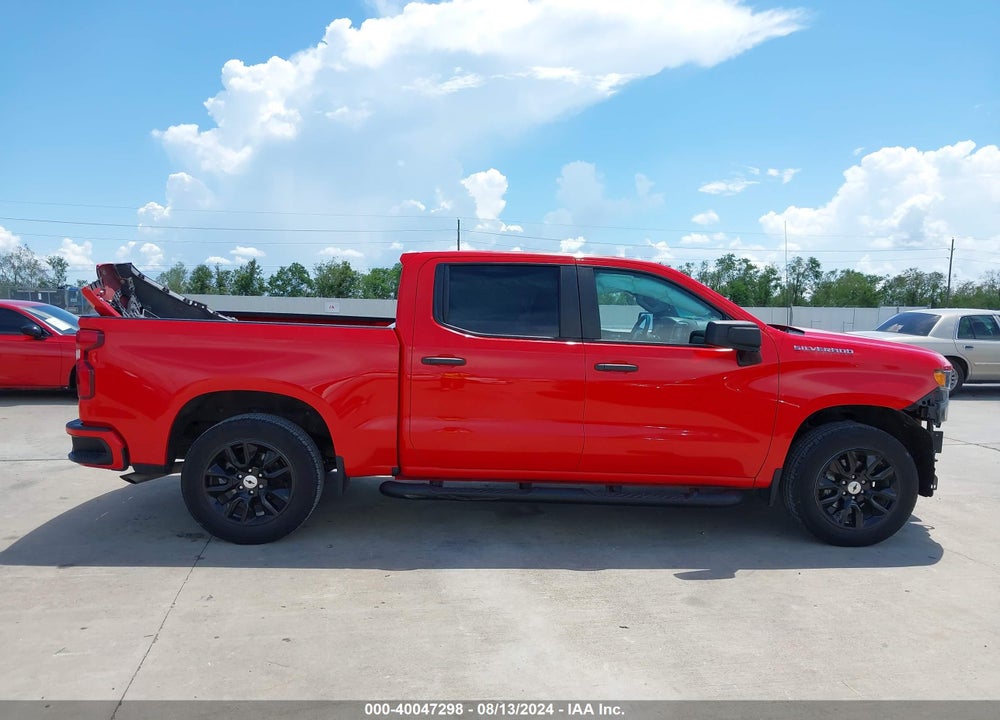 2021 CHEVROLET SILVERADO 1500 2WD SHORT BED CUSTOM VIN: 3GCPWBEK5MG124124