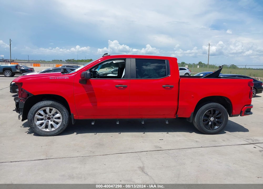 2021 CHEVROLET SILVERADO 1500 2WD SHORT BED CUSTOM VIN: 3GCPWBEK5MG124124
