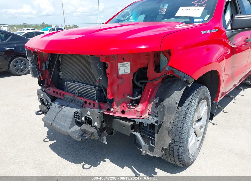 2021 CHEVROLET SILVERADO 1500 2WD SHORT BED CUSTOM VIN: 3GCPWBEK5MG124124